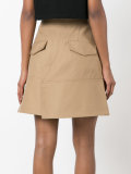 mini skirt with zip