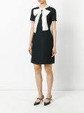 bow collar dress