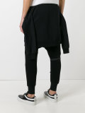 faux-sweater layered trousers