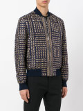 Tribal Medusa print bomber jacket