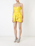strapless embellished playsuit
