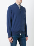 bomber style zipped cardigan