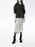 asymmetrical sequin skirt