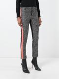 glitter effect skinny trousers