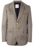 houndstooth pattern blazer