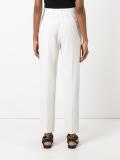 high-waisted trousers