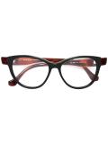 cat eye frame glasses