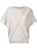 perforated knitted top