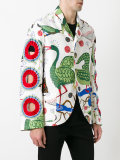 cut-out detail blazer