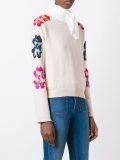 embroidered floral jumper