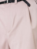 front pleat shorts