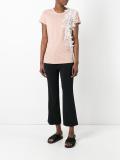 cropped flared trousers