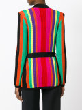 striped knitted jacket