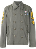 multi patched jacket 