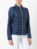 zipped padded jacket