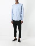pleated bib shirt