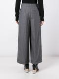 high-rise straight trousers