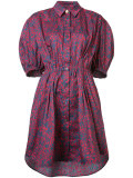 floral print shirt dress