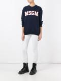 logo print sweatshirt