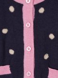polka dot cardigan