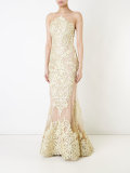 embellished fishtail gown 