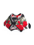 De Manta floral table cloth clutch 