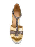 platform buckled sandals