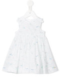 bird print dress