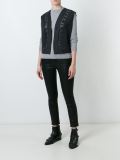 floral embroidered gilet