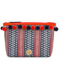 pompom makeup bag