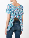 floral print allover T-shirt