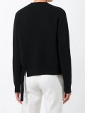 lace-up detail jumper