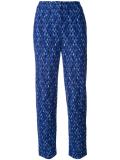 knitted cropped trousers