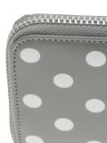 polka dot zip wallet