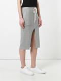 front slit pencil skirt