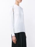 Cut-Out Shoulder Sweatshirt