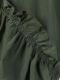 asymmetric ruffled blouse