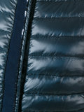 collarless down jacket