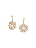 'Rising Sun' diamond earrings