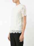 lace shortsleeved blouse