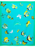 butterfly print towel