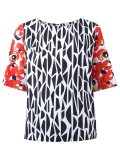 printed blouse