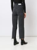 cropped wide leg jeans 