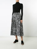 paisley midi skirt