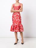 floral trumpet dress