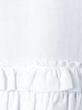 pleated hem T-shirt