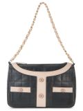 jacket motif chain shoulder bag