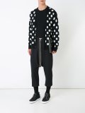 polka dot cardigan