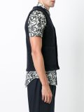 knitted buttoned vest