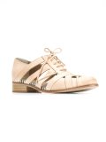 panelled oxford shoes
